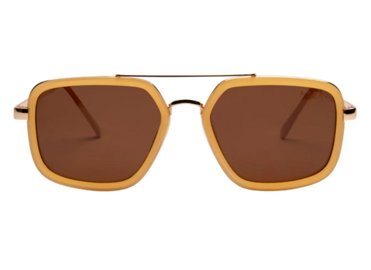Cruz Pineapple/Brown Sunglasses
