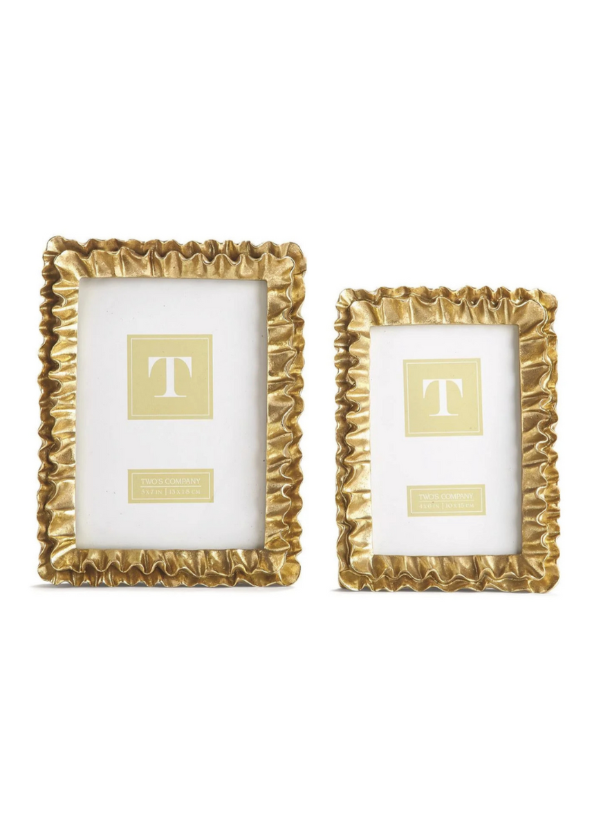 Gold Ruffle Frames – Lucy Rose