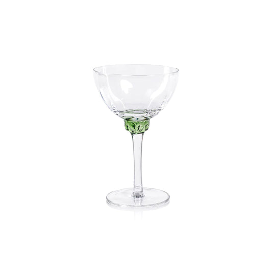 Green Colette Optic Martini/Cocktail Glass