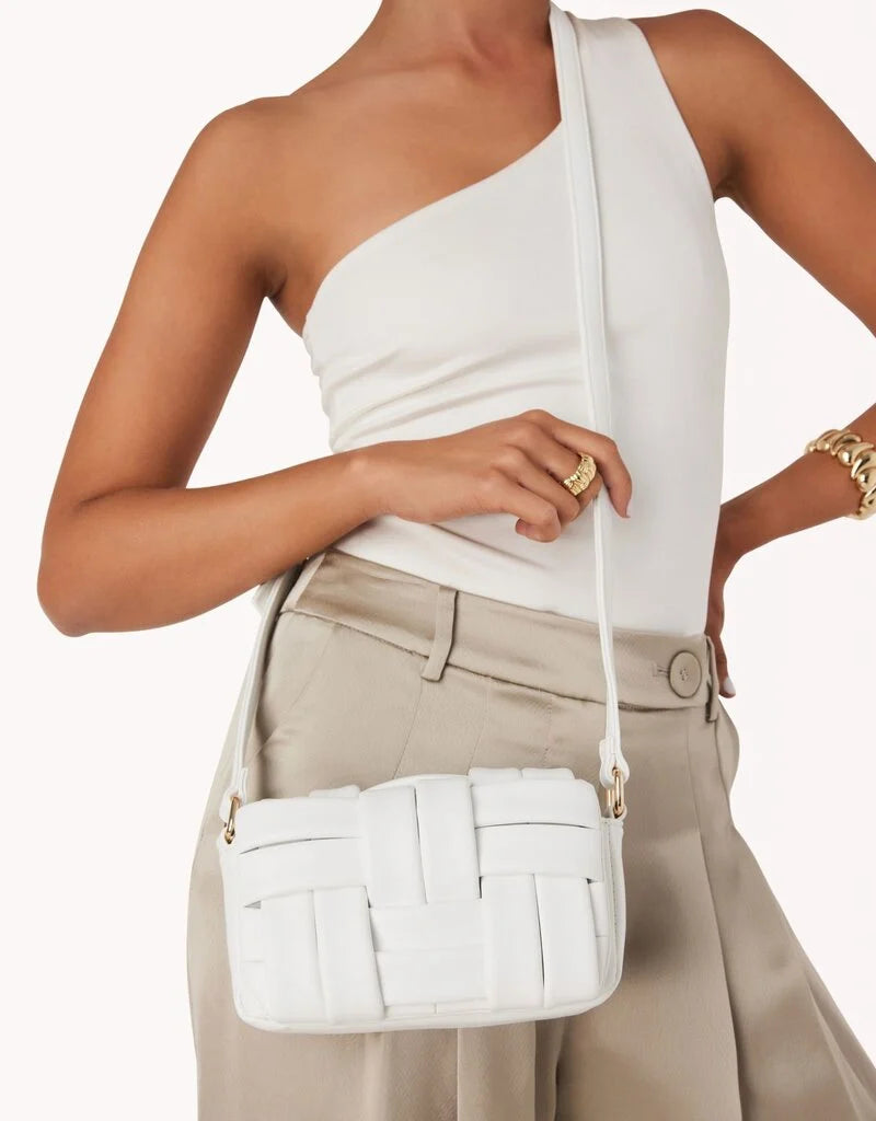 White Belinda Crossbody Bag