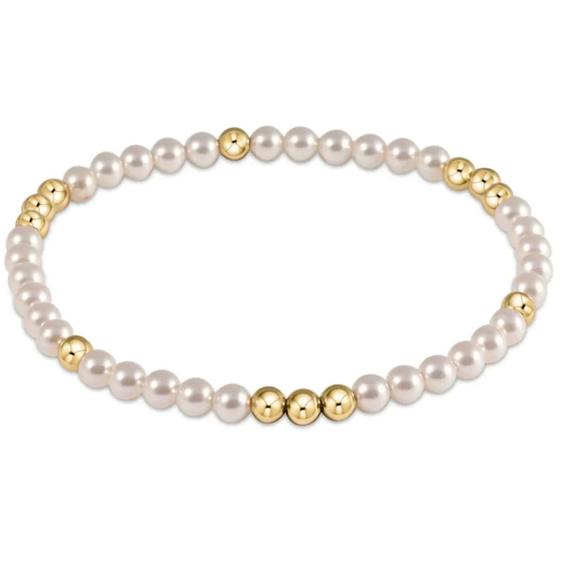 Worthy Pearl Pattern 3mm Bead Bracelet
