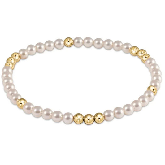Worthy Pearl Pattern 3mm Bead Bracelet