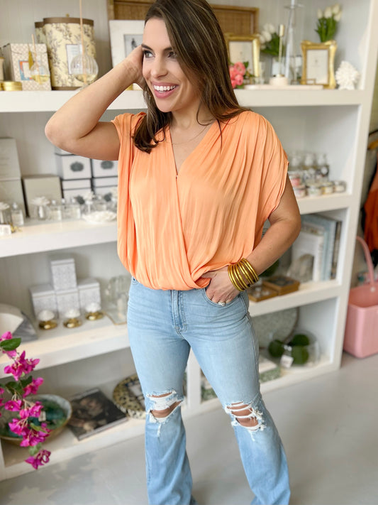 Apricot Emily Top