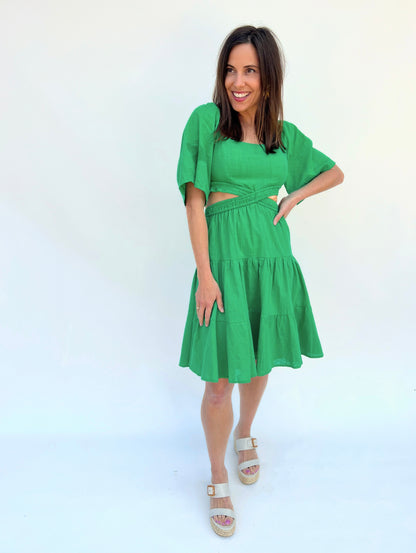 Green Willow Dress