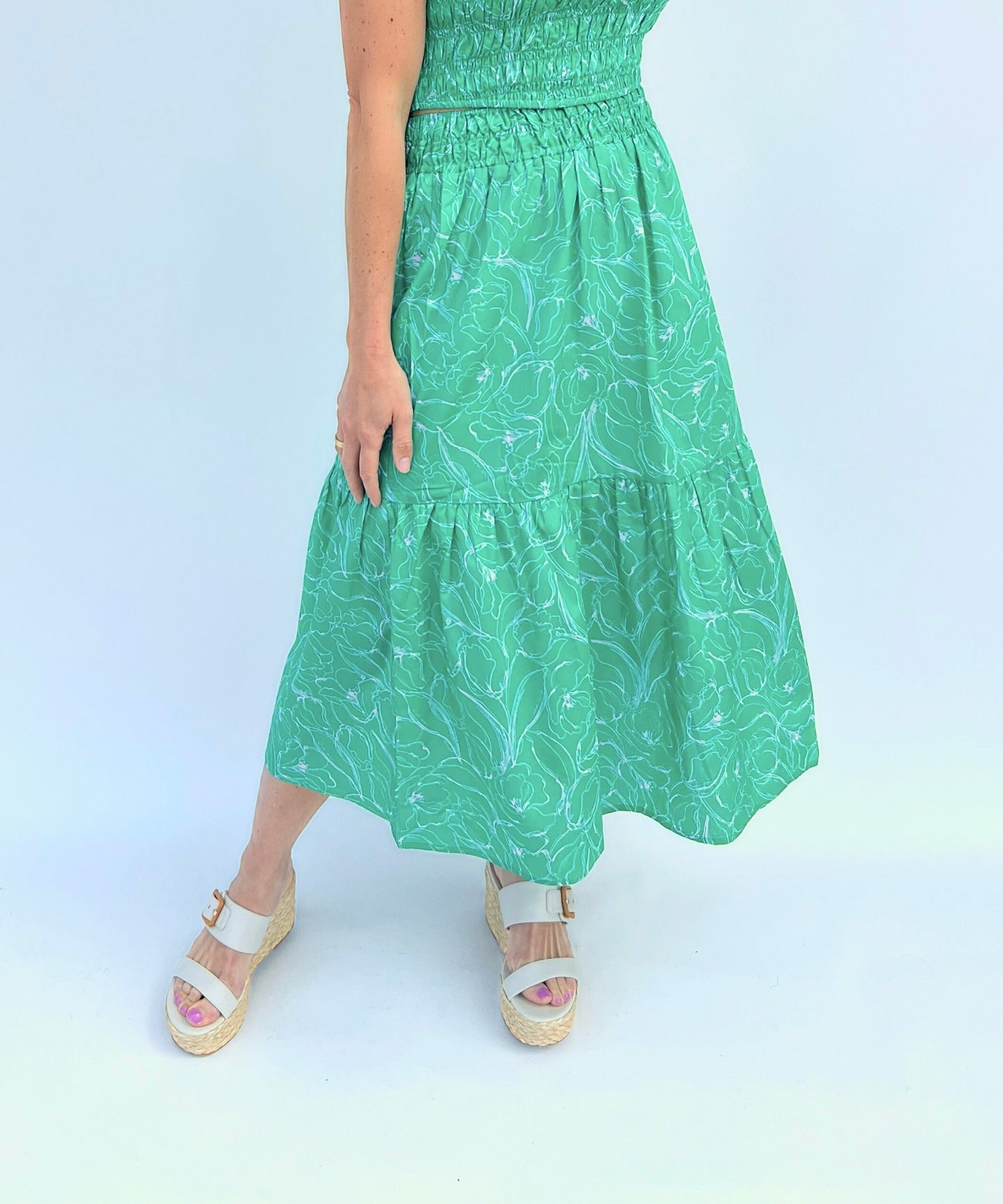 Gumdrop Green Thea Skirt