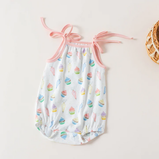 Frosted Happiness Tie Onesie