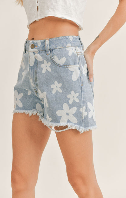 Lt Denim Bea Shorts