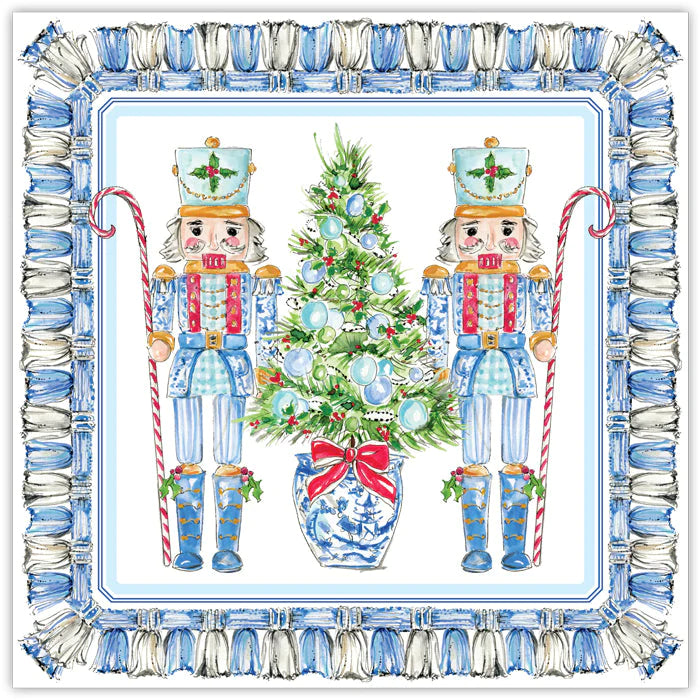 Chinoiserie Nutcrackers Square Placemats