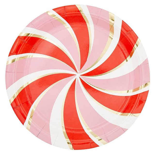 Peppermint Paper Plates