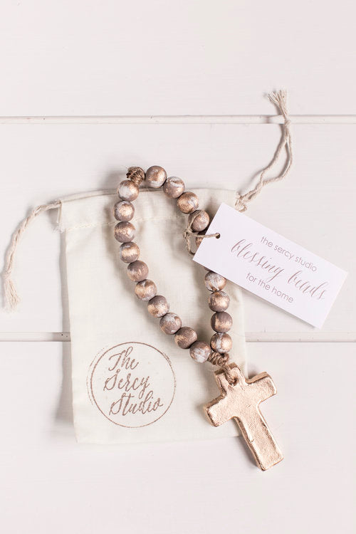 Gray Bitty Blessing Beads