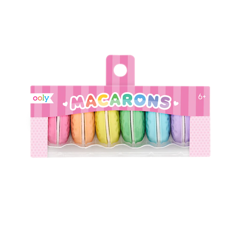 Macarons Scented Erasers Set/6