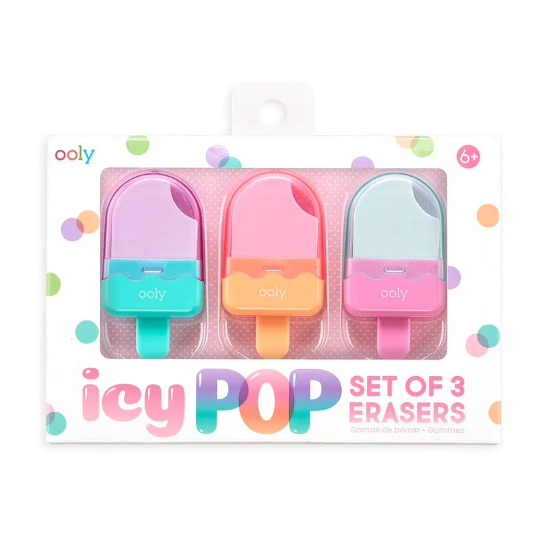 Icy Pop Erasers Set/3