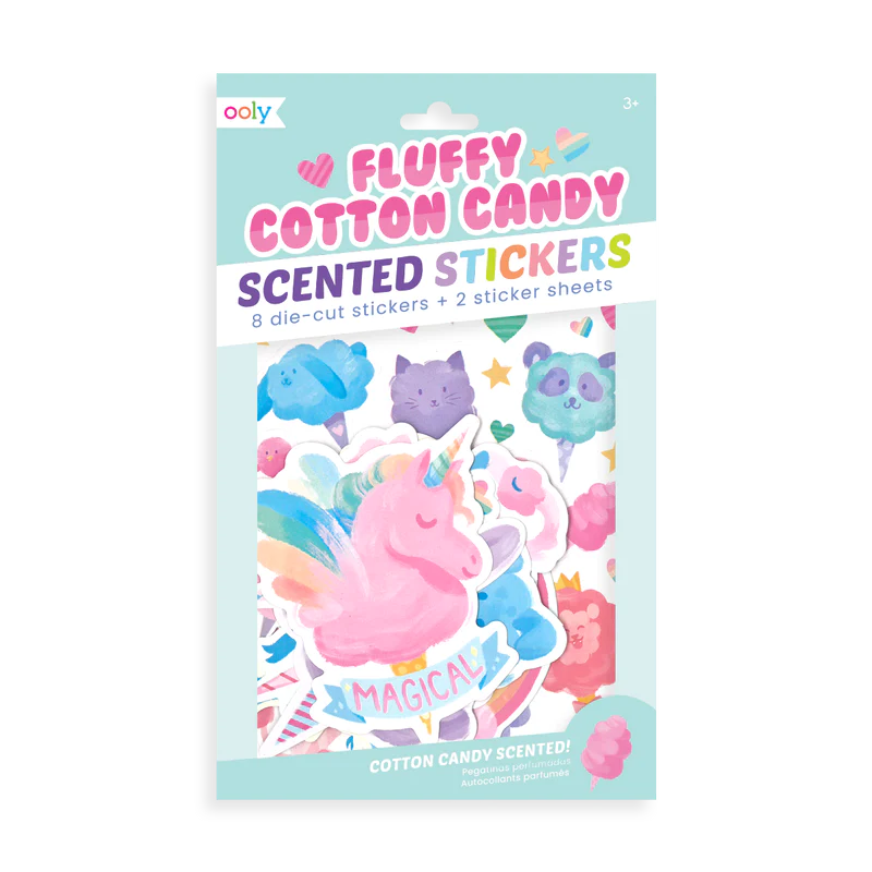 Scented Scratch Stickers Cotton Candy