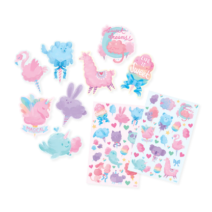Scented Scratch Stickers Cotton Candy