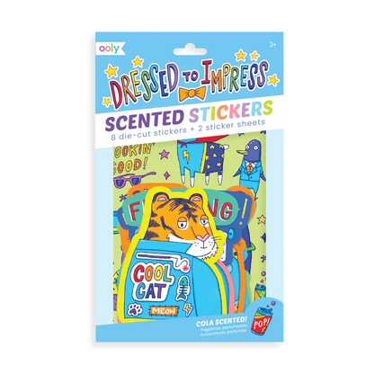 Scented Scratch Stickers Dressed To Impress