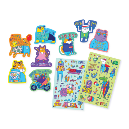 Scented Scratch Stickers Dressed To Impress