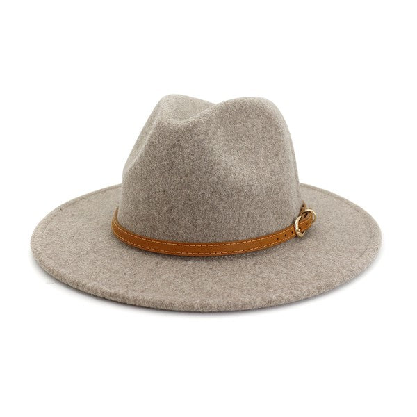 Belted Panama Hat