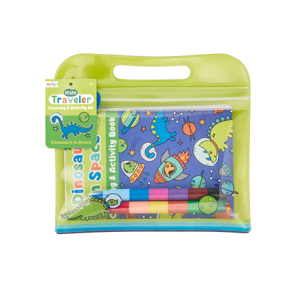 Mini Traveler Coloring & Activity Kit Dino