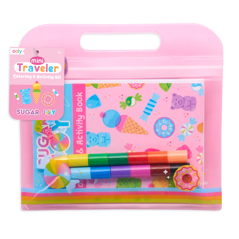 Mini Traveler Coloring & Activity Kit Sugar Joy