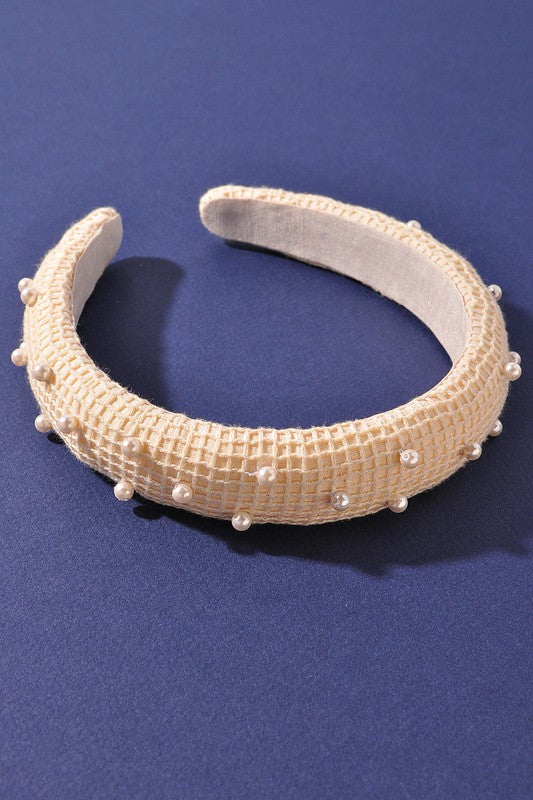 Ivory Pearl Headband