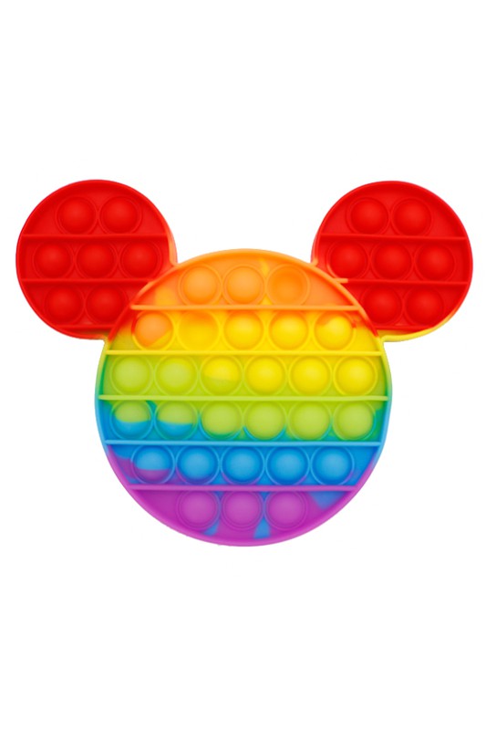 Mouse Ears Rainbow Pop It Fidget Toy