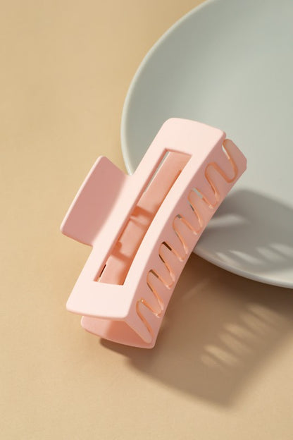 Solid Rectangle Claw Hair Clip