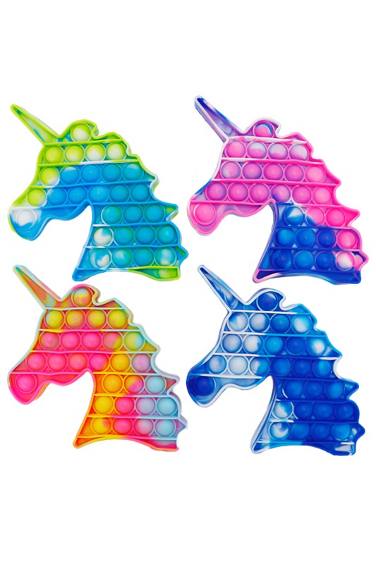 Unicorn Tie Dye Pop It Fidget Toy