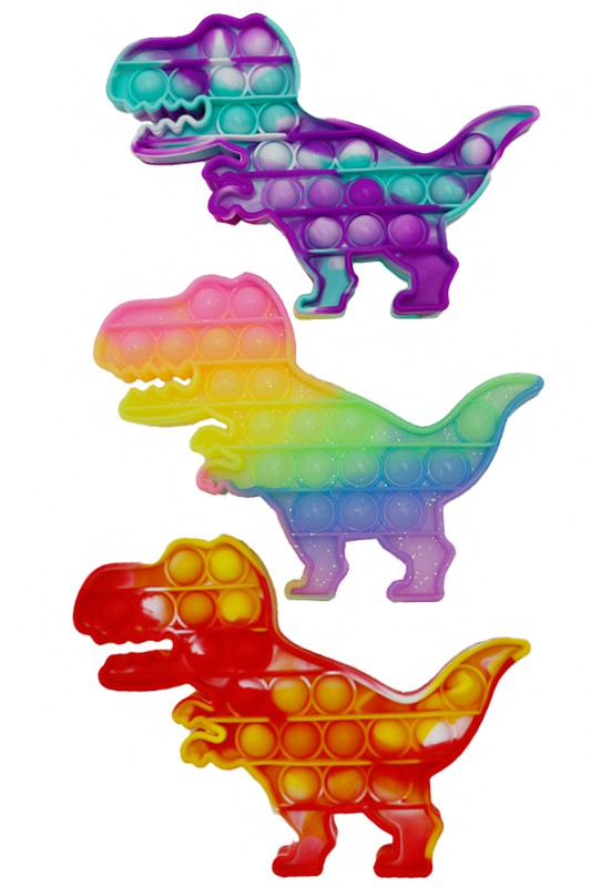 T. Rex Tie Dye Pop It Fidget Toy