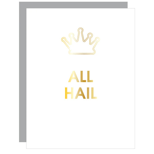 All Hail Crown Paperclip Card