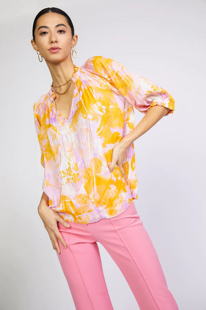 Orange/Pink Angelica Top