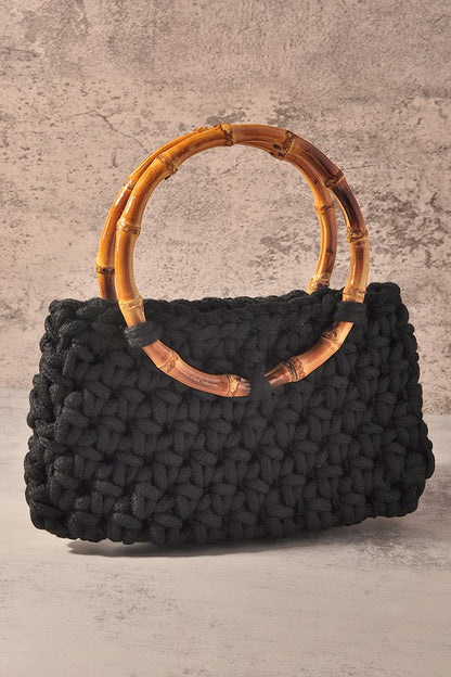 New York & Co. NY&Co Bamboo Handle Crochet Tote Bag - Moda Luxe Bone -  ShopStyle