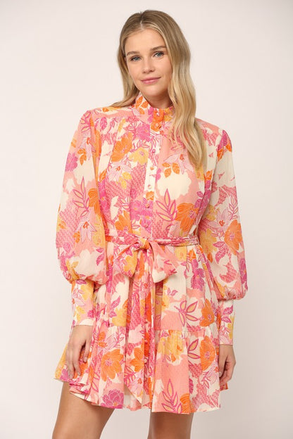 Magenta Lauren Dress