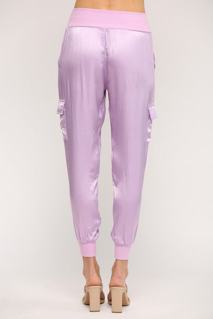 Lavender Cara Jogger Pants