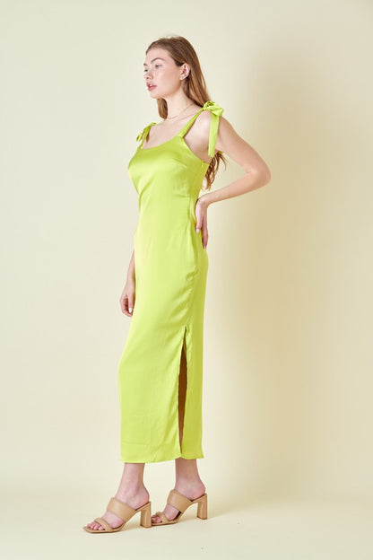 Lime Mallory Dress