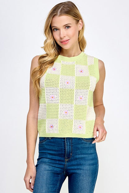 Lime Birdie Top