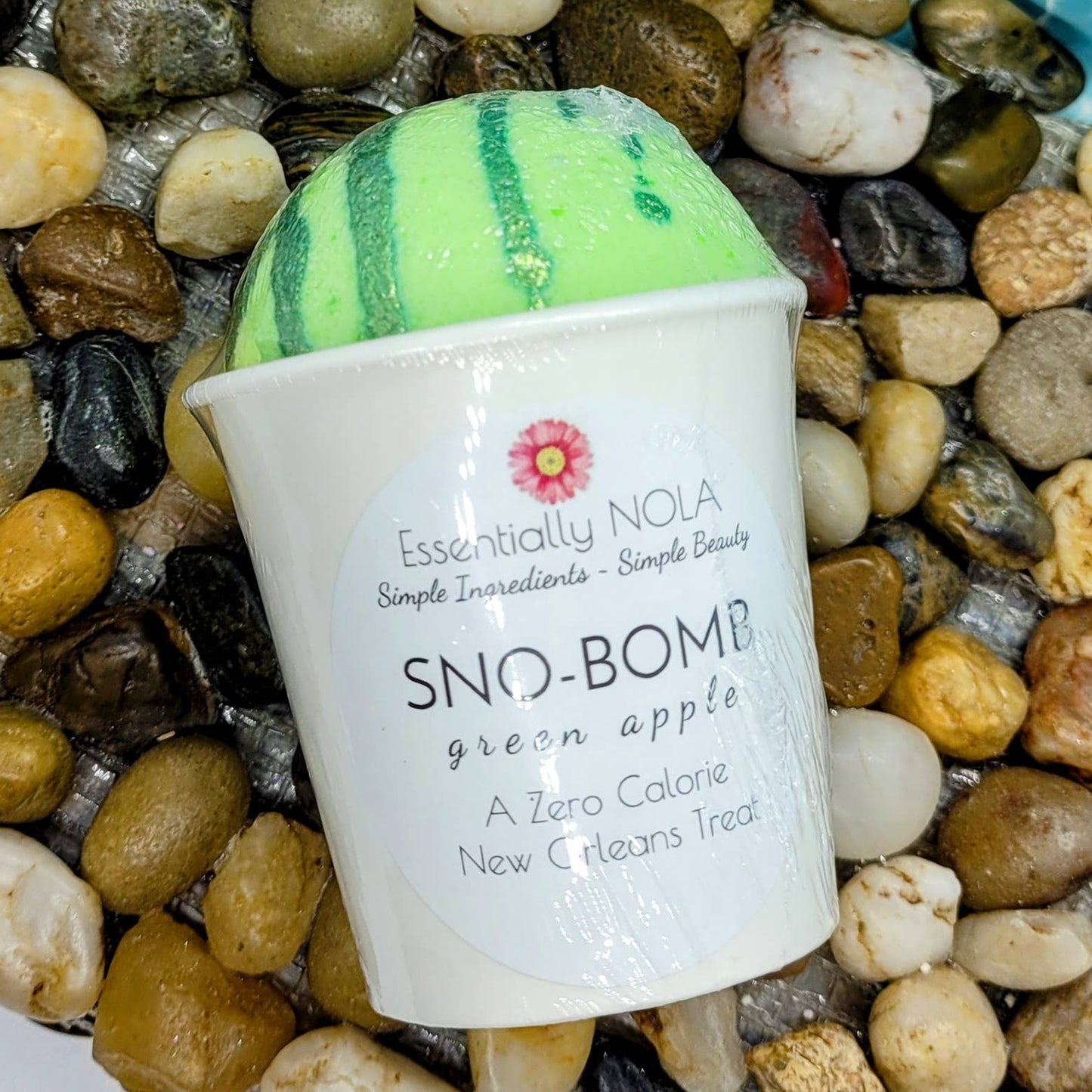 Green Apple Snoball Bath Bomb
