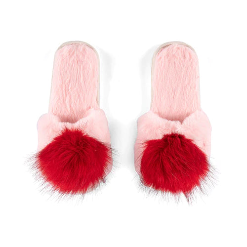 Pink/Red Amor Slippers