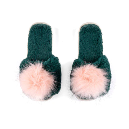 Green/Pink Amor Slippers