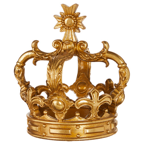 8" Gilded Cross Crown