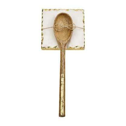 Gold Edge Spoon Rest