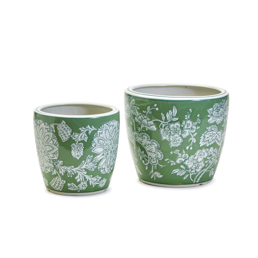 Countryside Hand Painted Planter