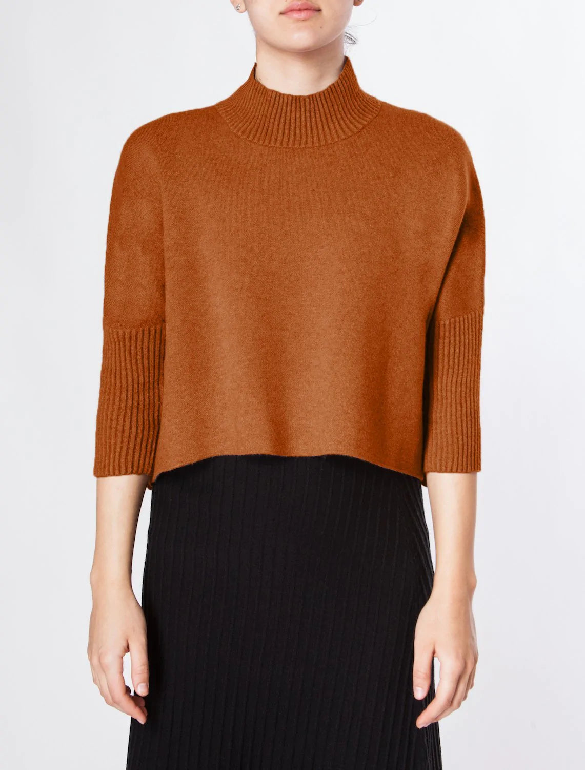 Cinnamon Aja Crop Sweater
