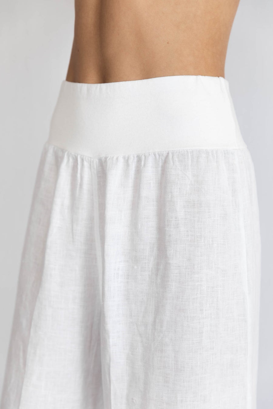 White Linen Lenore Pant