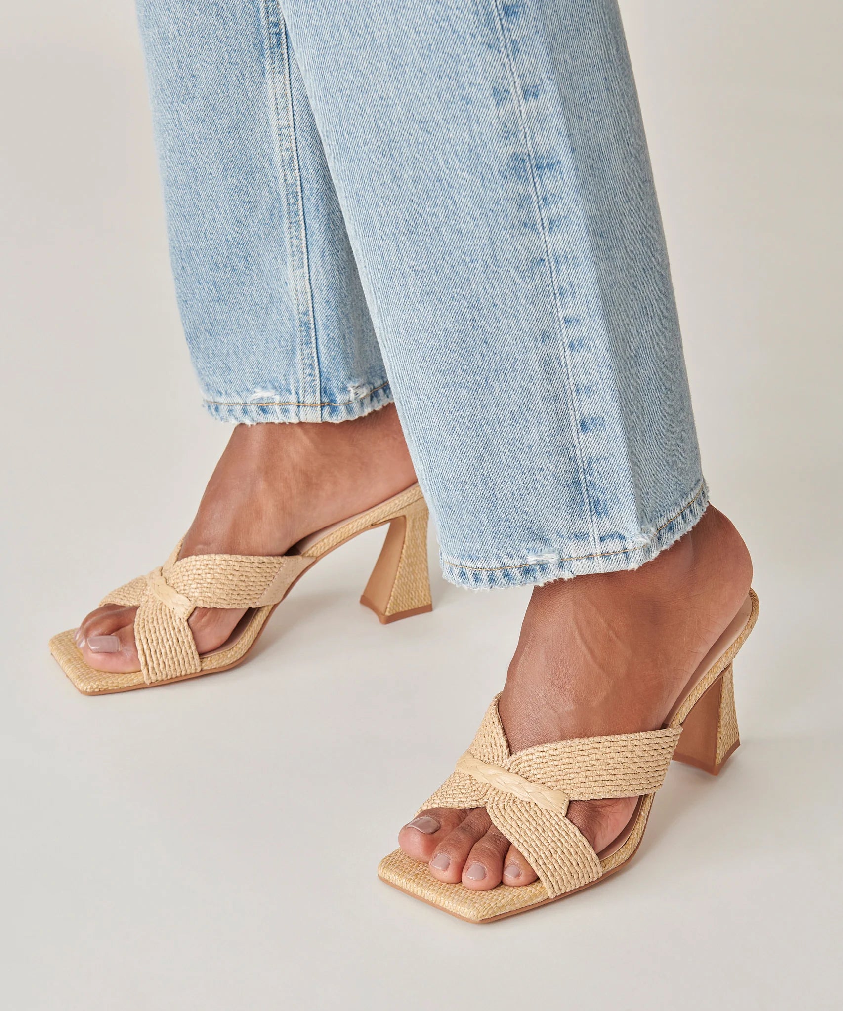 noles heels in lt natural raffia