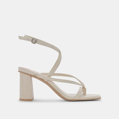 Ivory Paroo Leather Heel