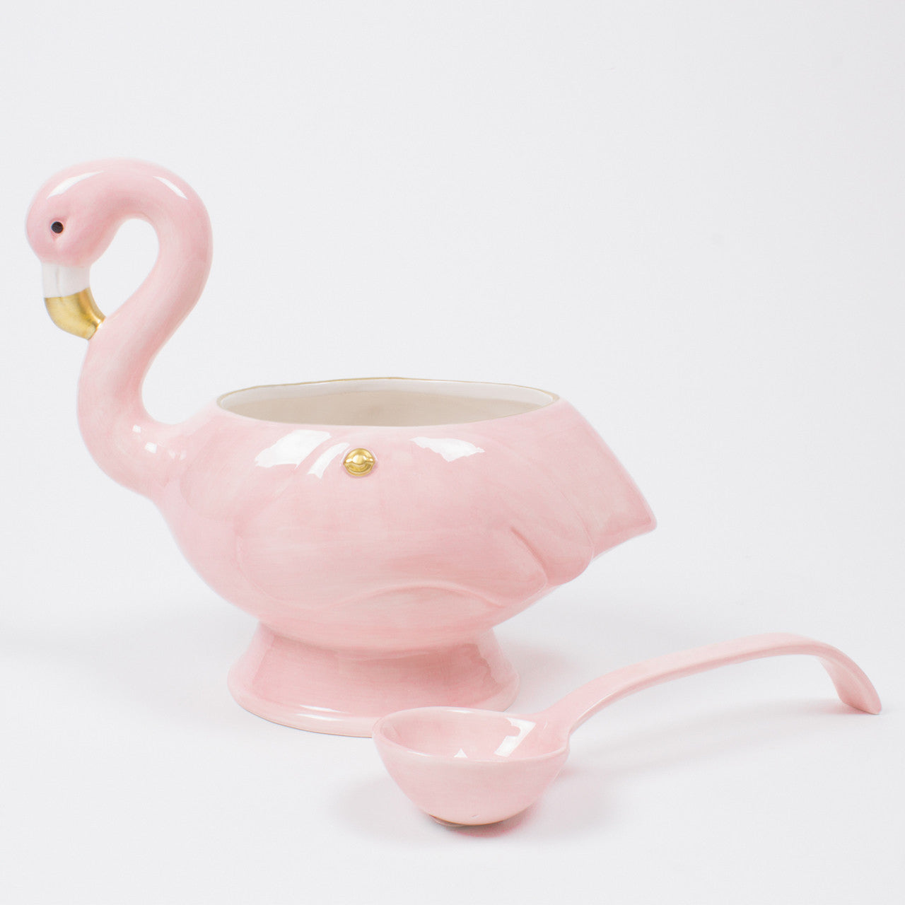 Flamingo Punch Bowl & Ladle