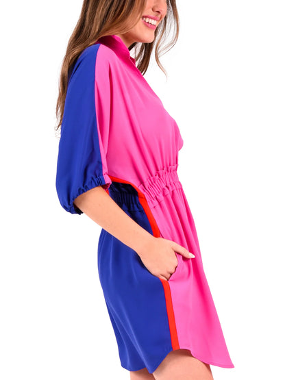 Berry Colorblock Palmer Dress