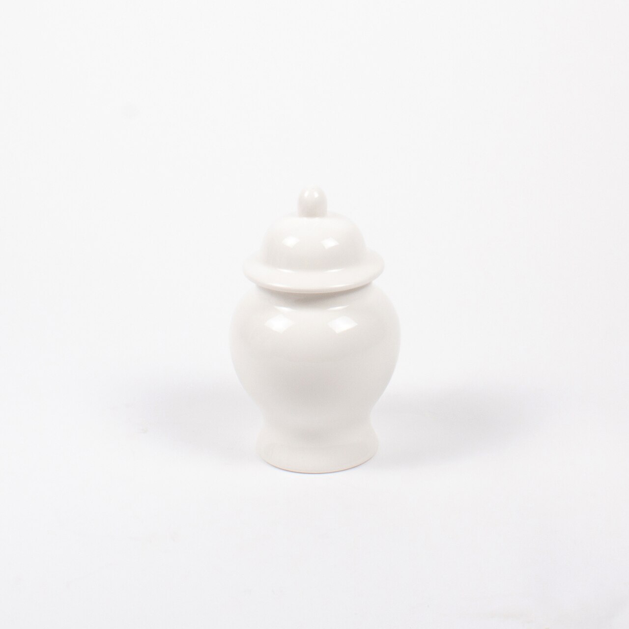 Small White Ginger Jar