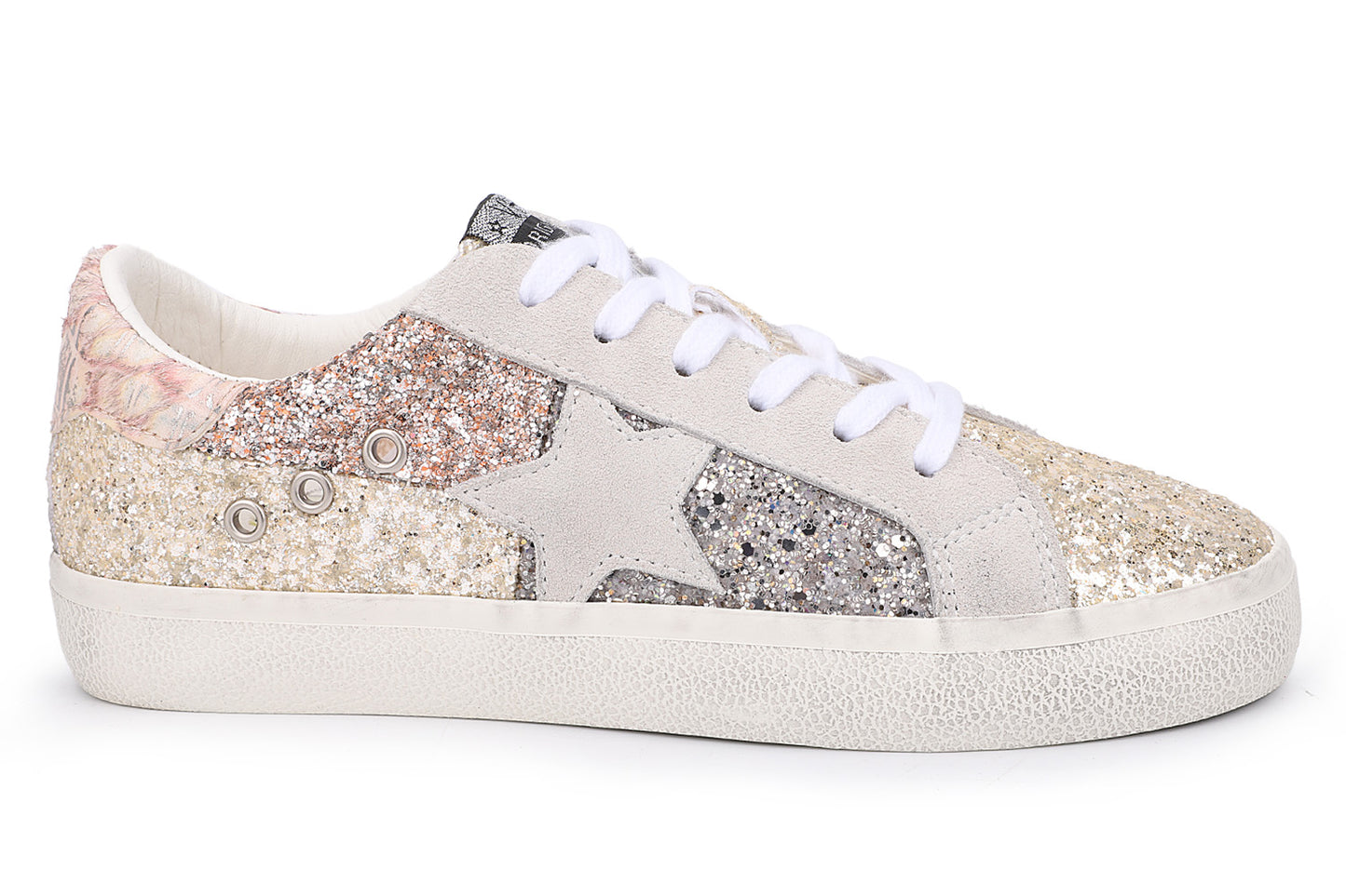 Glitter Multi Star Evie Sneaker