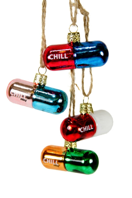 Chill Pill Ornament